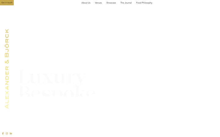 Screenshot of alexanderandbjorck.com