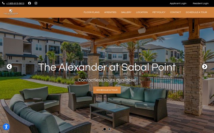 Screenshot of alexanderatsabalpoint.com