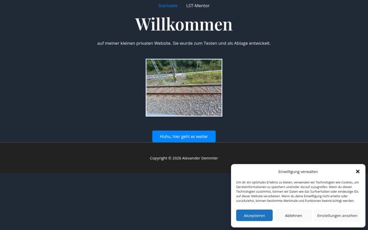 Ekraanipilt saidist alexanderdemmler.de