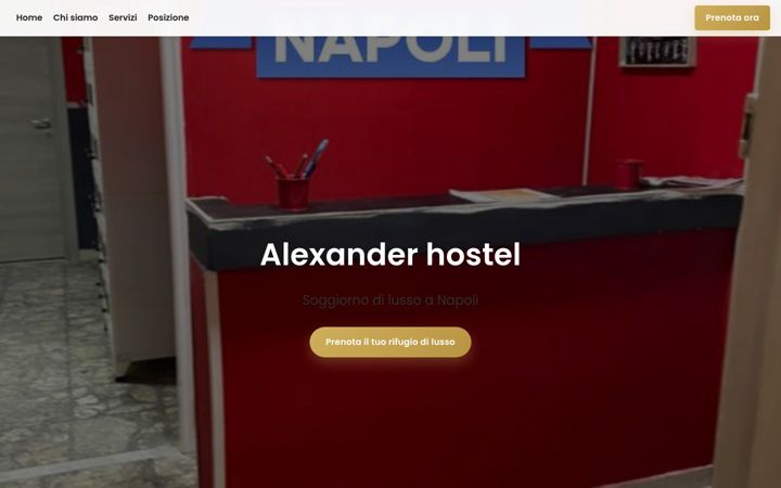 Screenshot of alexanderhostel.top