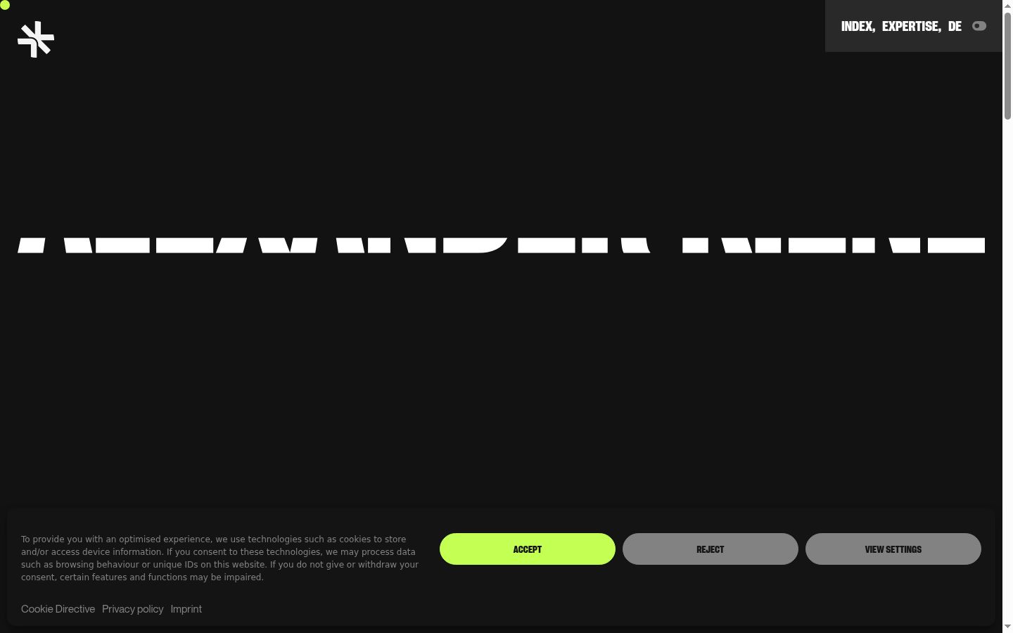 Екранна снимка на банера за съгласие, показан преди каквото и да е взаимодействие