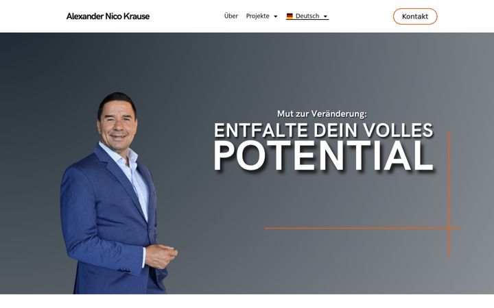 Screenshot of alexanderkrause.com