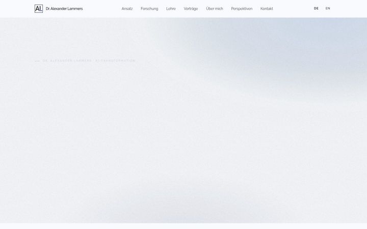 Screenshot of alexanderlammers.net