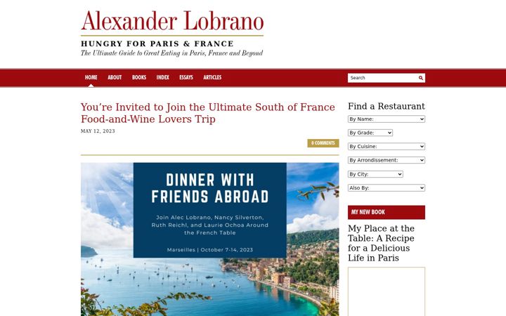 Screenshot of alexanderlobrano.com