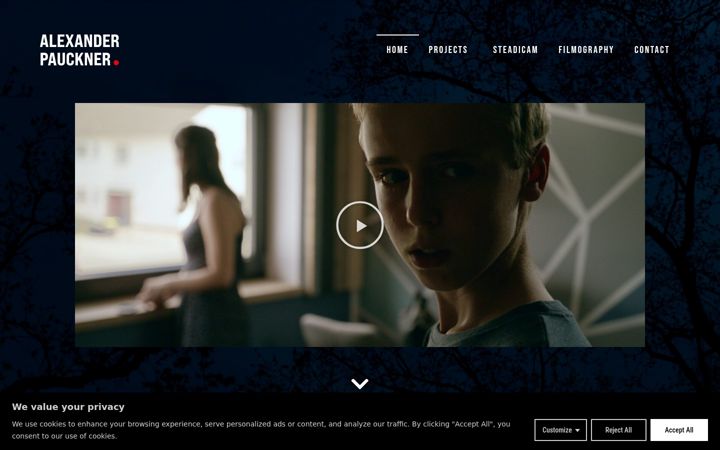 Captura de pantalla de alexanderpauckner.com