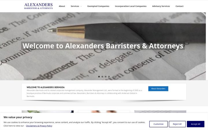 Skærmbillede af alexanders.bm