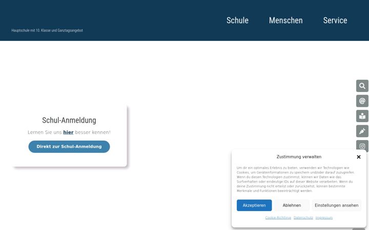 Skærmbillede af alexanderschule.de