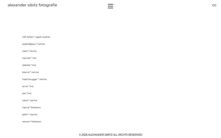 Screenshot of alexandersibitzfotografie.at