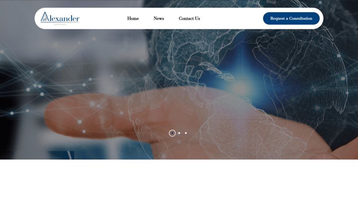 Screenshot of alexandersolutions.co.uk
