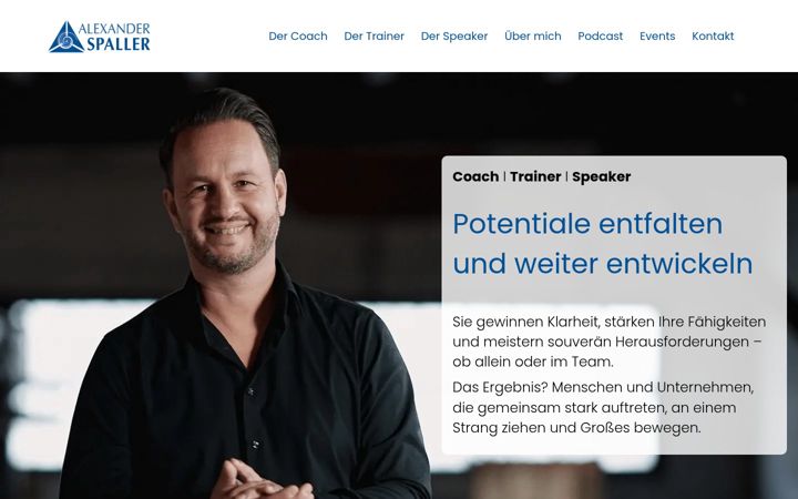 Screenshot ta' alexanderspaller.at