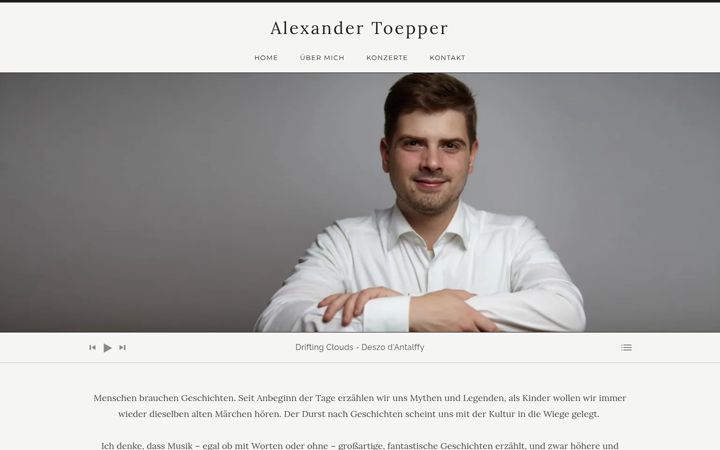 Skærmbillede af alexandertoepper.de