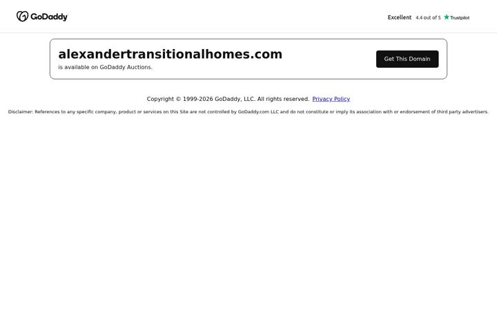 Screenshot of alexandertransitionalhomes.com