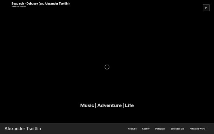 Screenshot of alexandertseitlin.com