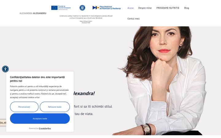 Screenshot of alexandra-alexandru.ro