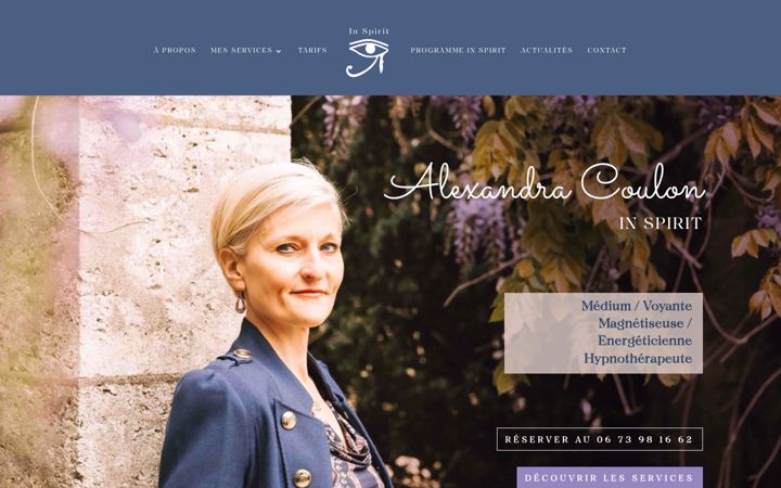 Skærmbillede af alexandra-coulon.fr