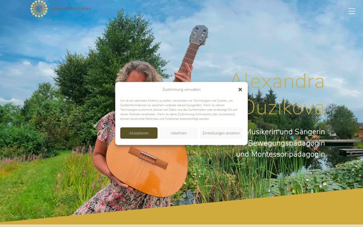 Skærmbillede af alexandra-duzikova.at