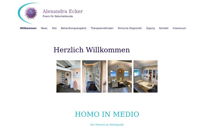 Skærmbillede af alexandra-ecker.de