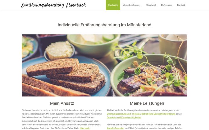 Skærmbillede af alexandra-elsenbach.de
