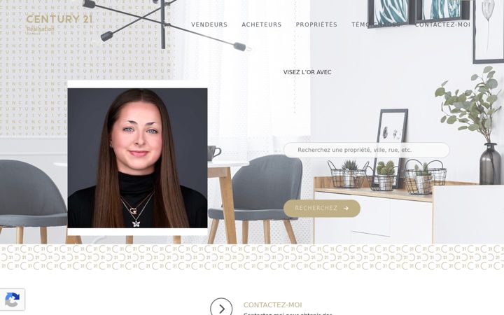 Screenshot of alexandra-leblanc.c21.ca