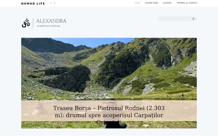 Screenshot of alexandra-manolache.com