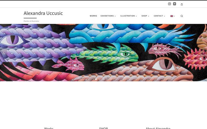 Screenshot of alexandra-uccusic.at