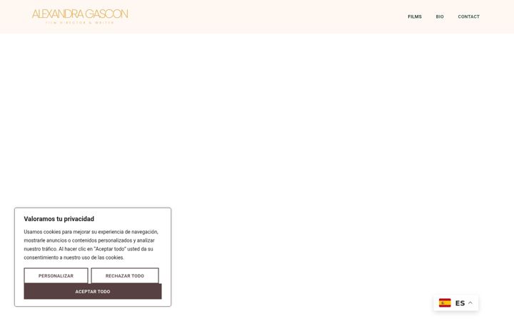 Screenshot of alexandragascon.com