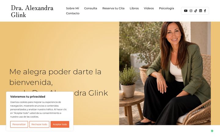 Screenshot of alexandraglink.com