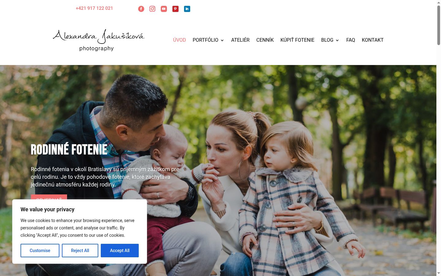Screenshot tal-banner tal-kunsens muri qabel kwalunkwe interazzjoni