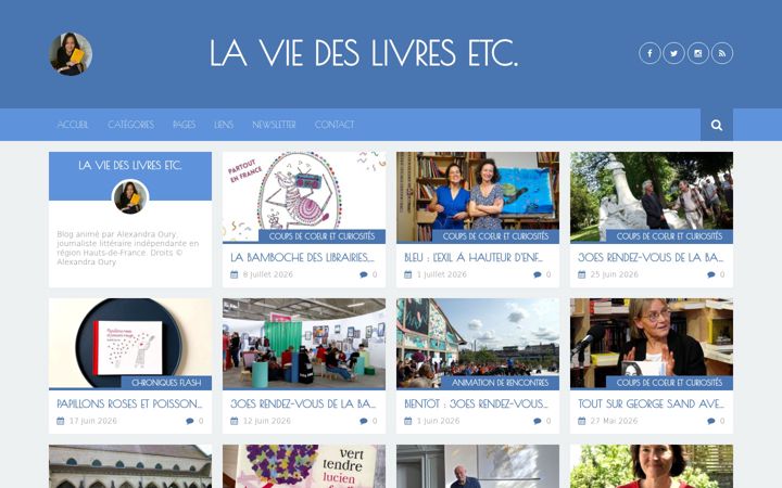 Screenshot of alexandraoury.com