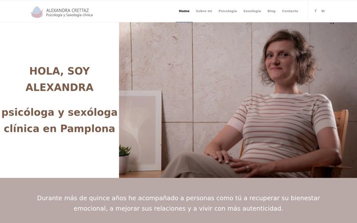 Screenshot of alexandrapsicologa.com