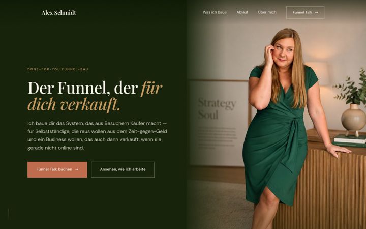 Skærmbillede af alexandraschmidt.de