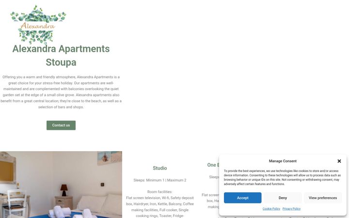 Screenshot of alexandrastoupa.com