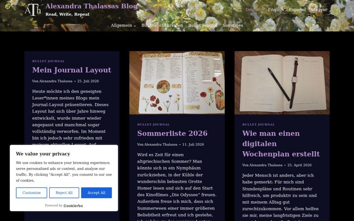 Screenshot of alexandrathalassa.com