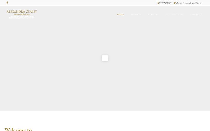 Screenshot of alexandrazealey.co.uk
