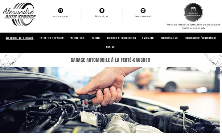 Captură de ecran a alexandre-auto-service.fr