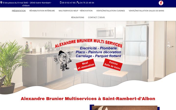 Captură de ecran a alexandre-brunier-multiservices.fr