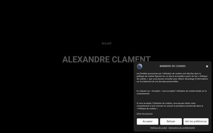 Екранна снимка на alexandre-clament.com