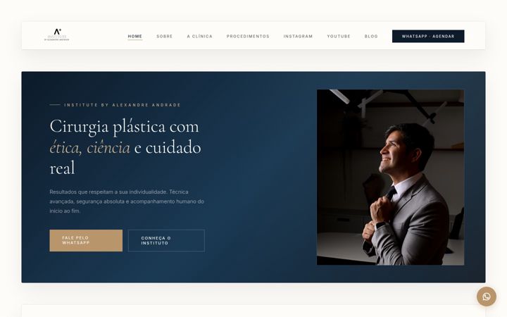 Screenshot of alexandreandrade.com.br
