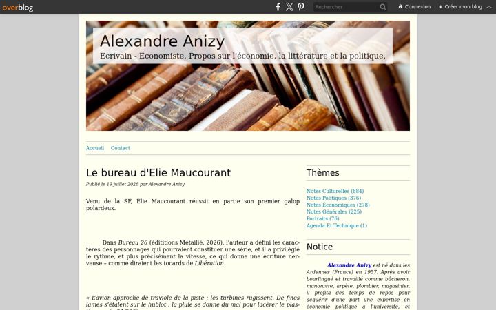Screenshot of alexandreanizy.com