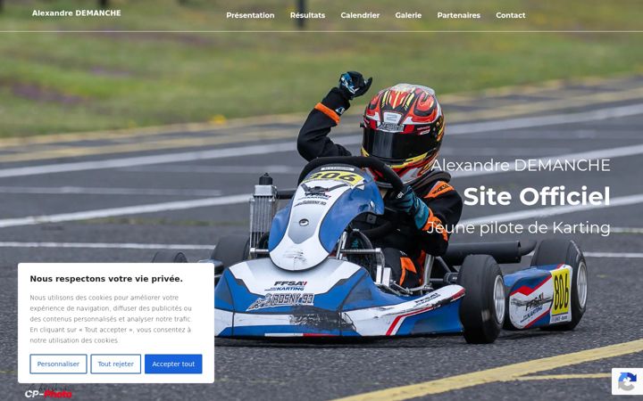 Screenshot of alexandredemanche.fr