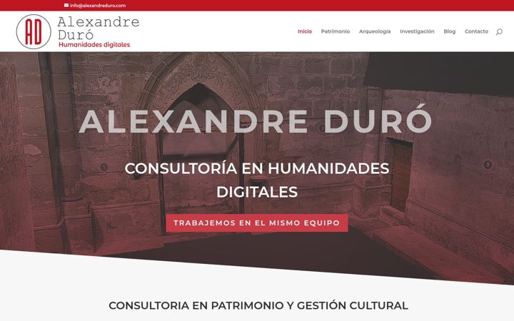 Screenshot of alexandreduro.com