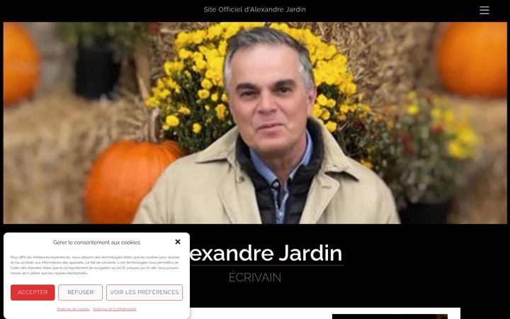 Ekrānuzņēmums no alexandrejardin.com