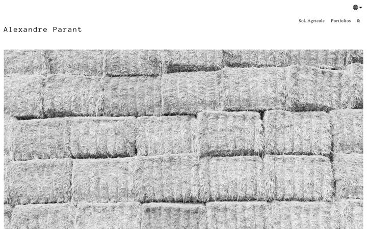 Screenshot of alexandreparant.com