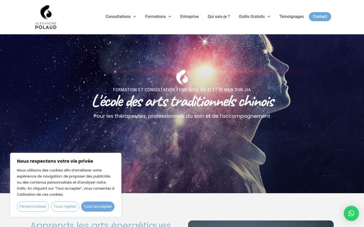 Ekrānuzņēmums no alexandrepolaud.com