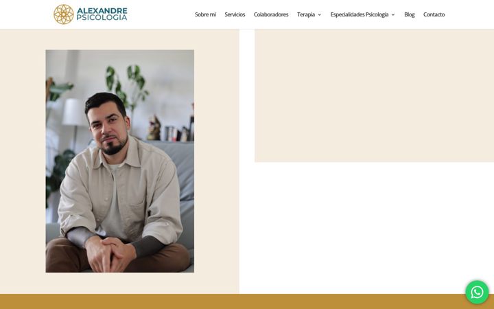 Ekrānuzņēmums no alexandrepsicologo.com