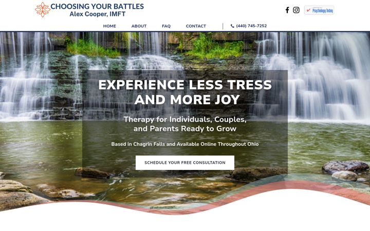 Screenshot of alexandria-cooper.com