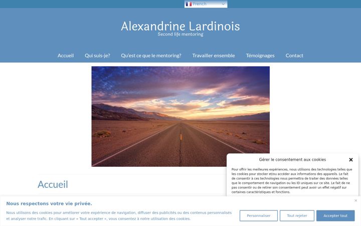 Screenshot of alexandrinelardinois.com