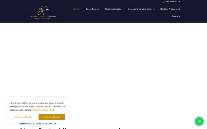 Screenshot di alexandroprado.com.br
