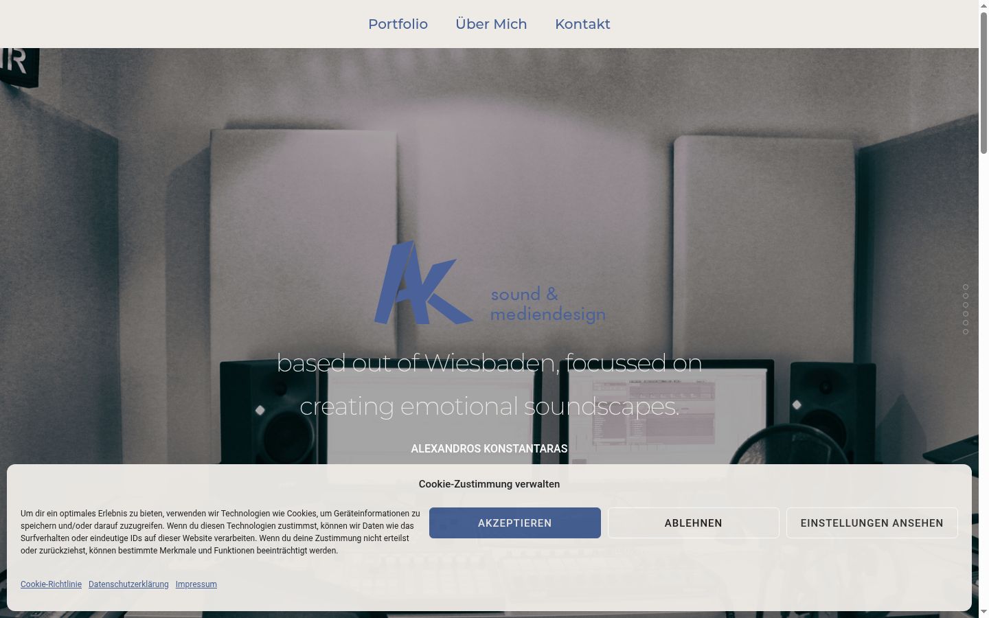 Screenshot tal-banner tal-kunsens muri qabel kwalunkwe interazzjoni