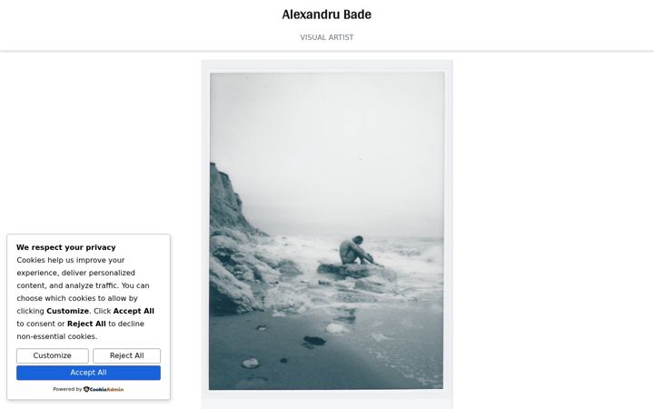 Screenshot of alexbade.com